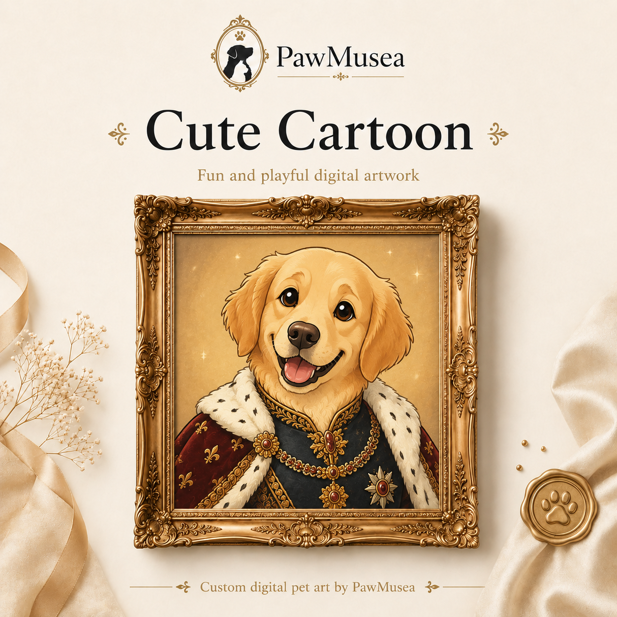 Custom Digital Pet Portrait