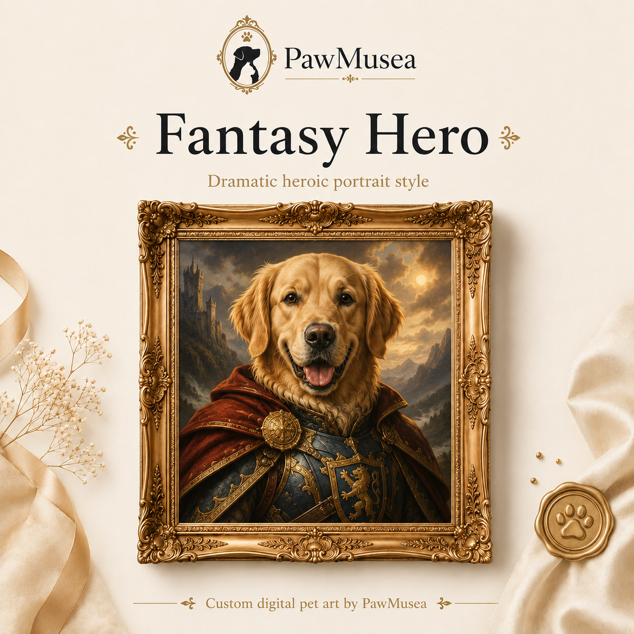 Custom Digital Pet Portrait
