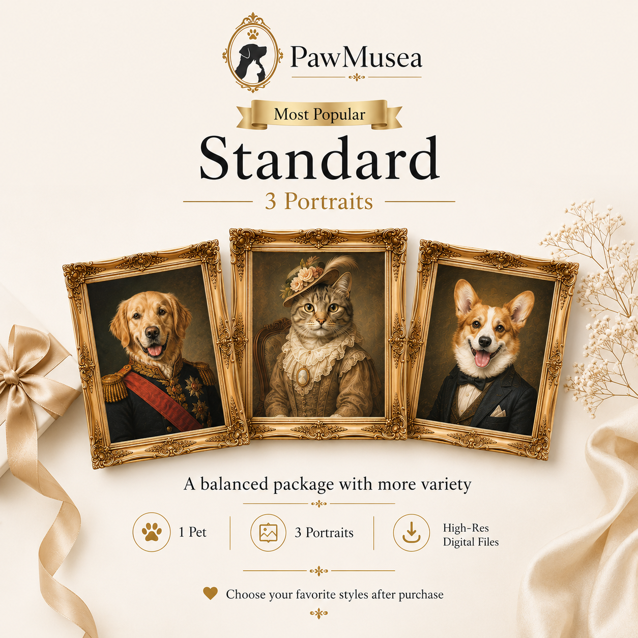 Custom Digital Pet Portrait