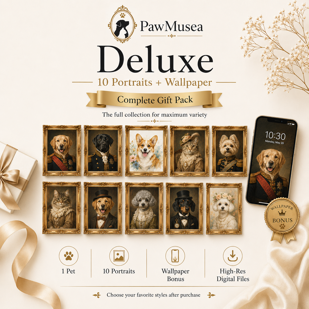 Custom Digital Pet Portrait